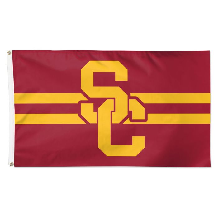 USC Trojans Deluxe Horizontal Stripes 3x5 Flag