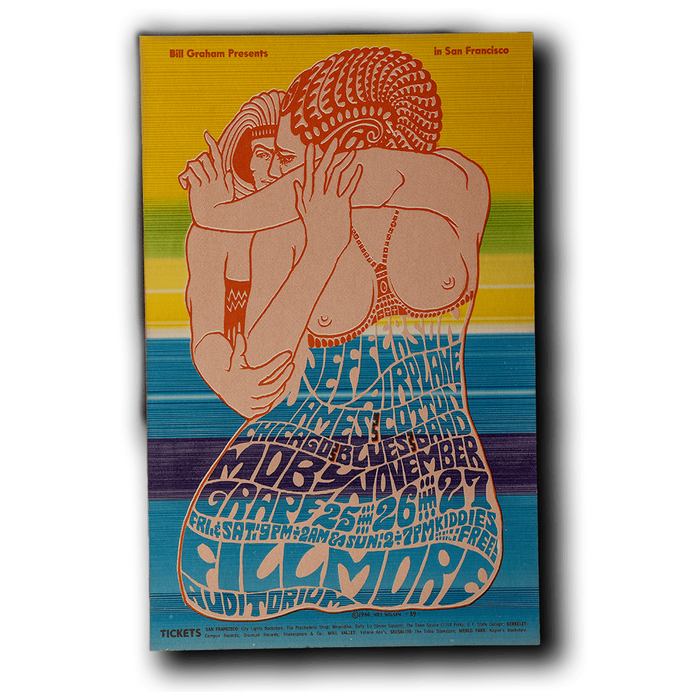 Jefferson Airplane -- San Fransisco 1966 [Postcard]