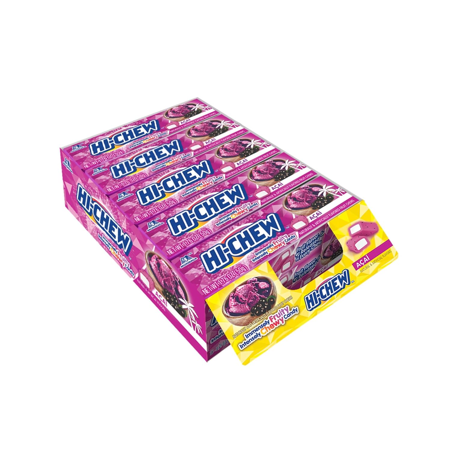 Hi-Chew Acai Gum Candy Tray 1.76 oz 15 ct