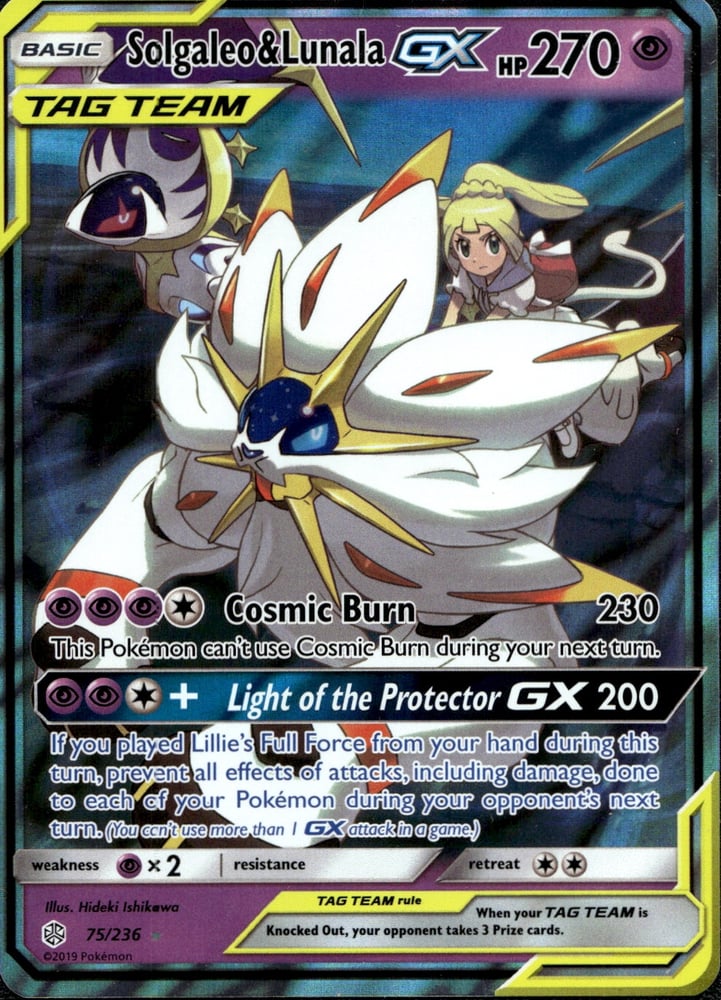Solgaleo & Lunala GX - SM12 75/236