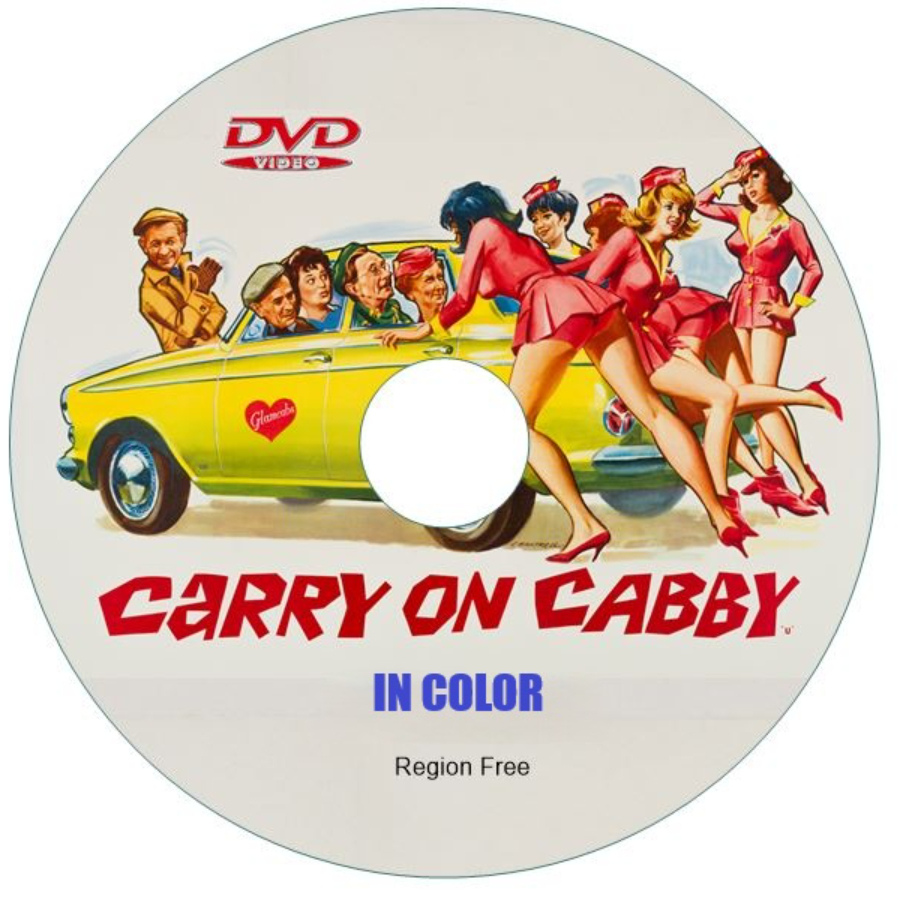 Carry On Cabby, In Color, DVD