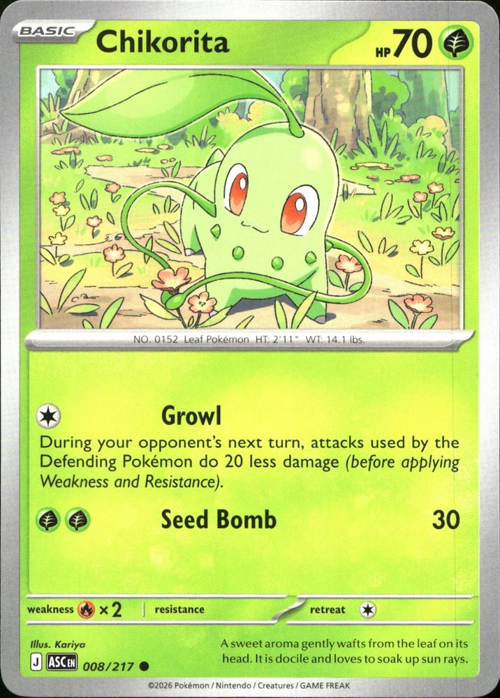 Chikorita - ME02.5 8/217