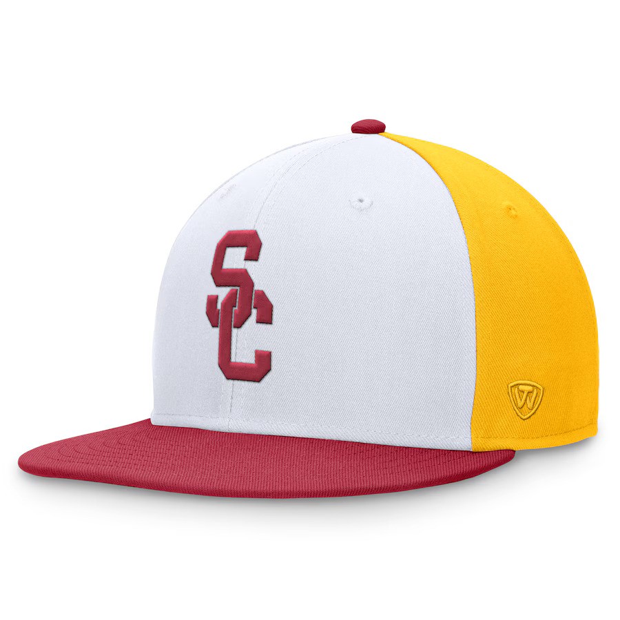 USC Trojans Collector Tri-Tone Top of the World Fitted Hat