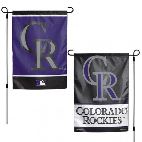 Colorado Rockies 2-Sided Garden Flag 12x18"