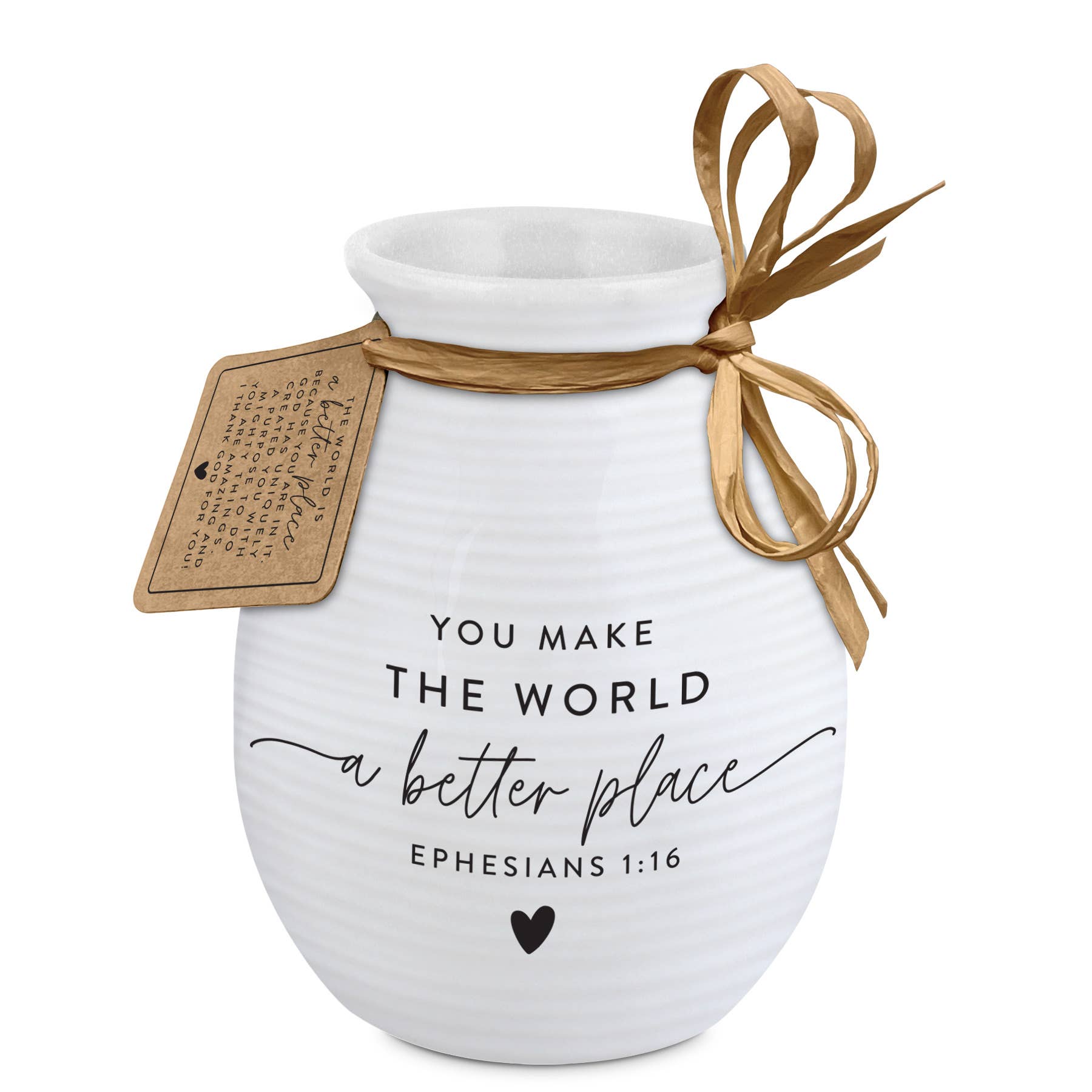 👀 LCP Vase Textured You Make The World Better