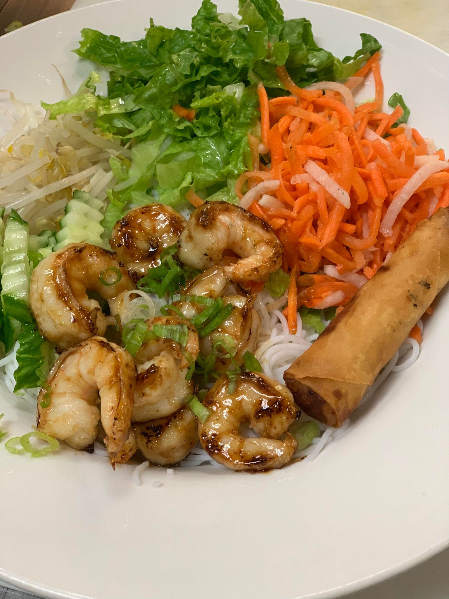 F12. Shrimp & Shrimp Eggroll 새우 분짜 at Hibachi and Pho (inside Assi Plaza food court ) in Suwanee, GA 30024-2072 | YourMenu Online Ordering F12. Shrimp & Shrimp Eggroll 새우 분짜 at Hibachi and Pho (inside Assi Plaza food court ) in Suwanee, GA 30024-2072 | YourMenu Online Ordering