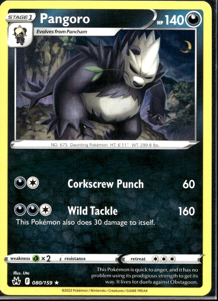 Pangoro - SWSH12.5 80/159