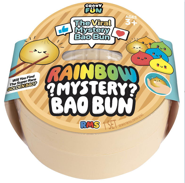 Rainbow Dumpling Squishy Mystery Bao Bun Fidget Toy
