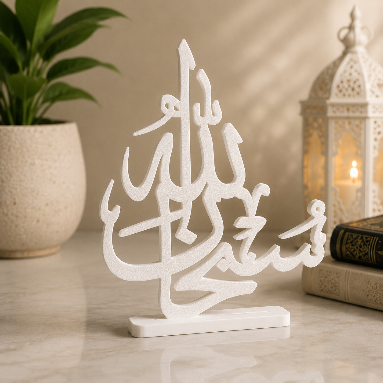 Subhanallah Arabic Calligraphy Display