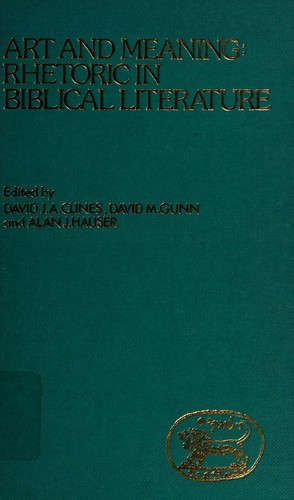 Cover of Art and Meaning: Rhetoric in Biblical Literature (JSOT Supplement)