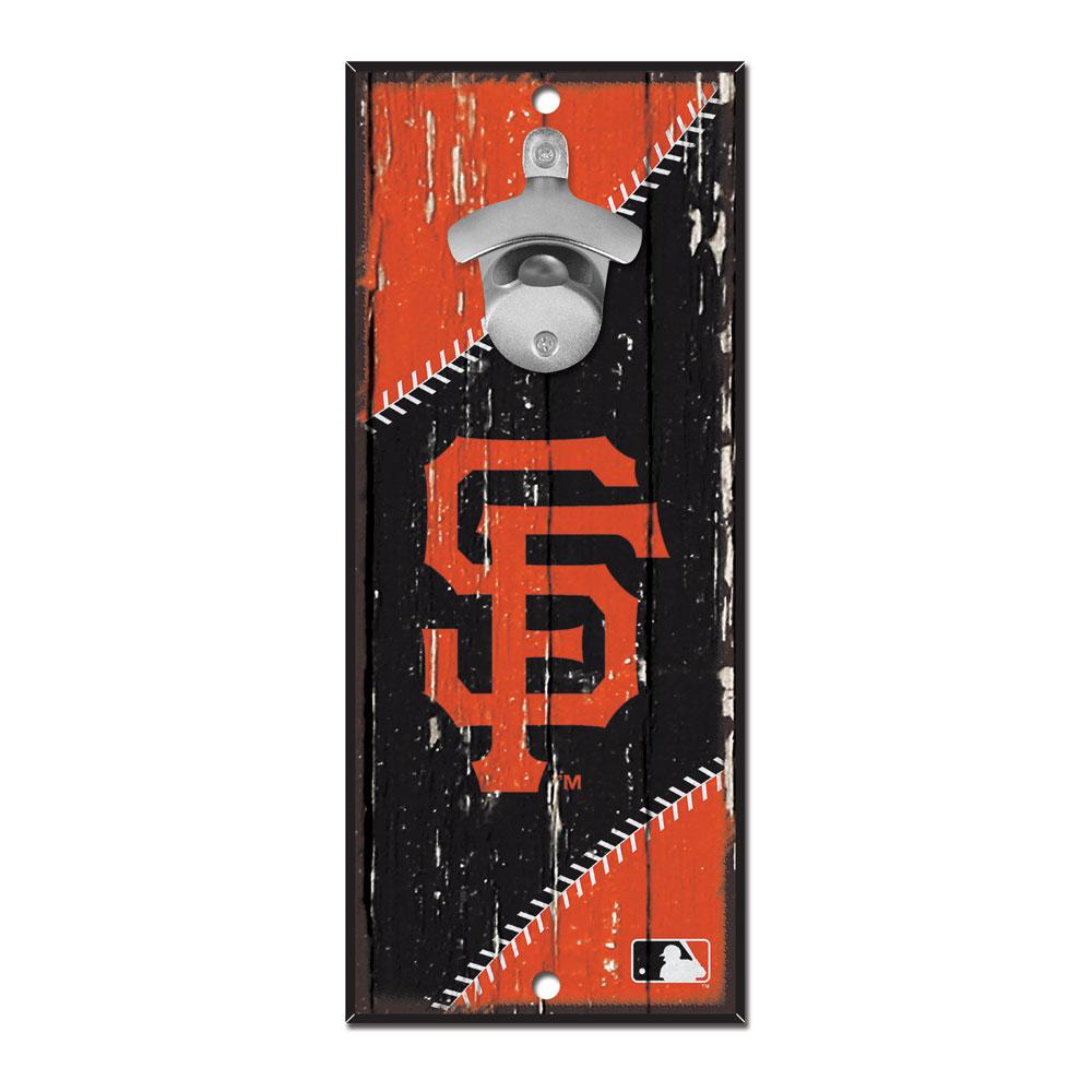 San Francisco Giants Wood Bottle Opener 5x11"
