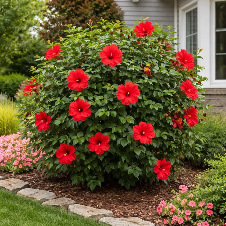 Hibiscus 'San Diego Red' at Garden Center of Las Cruces