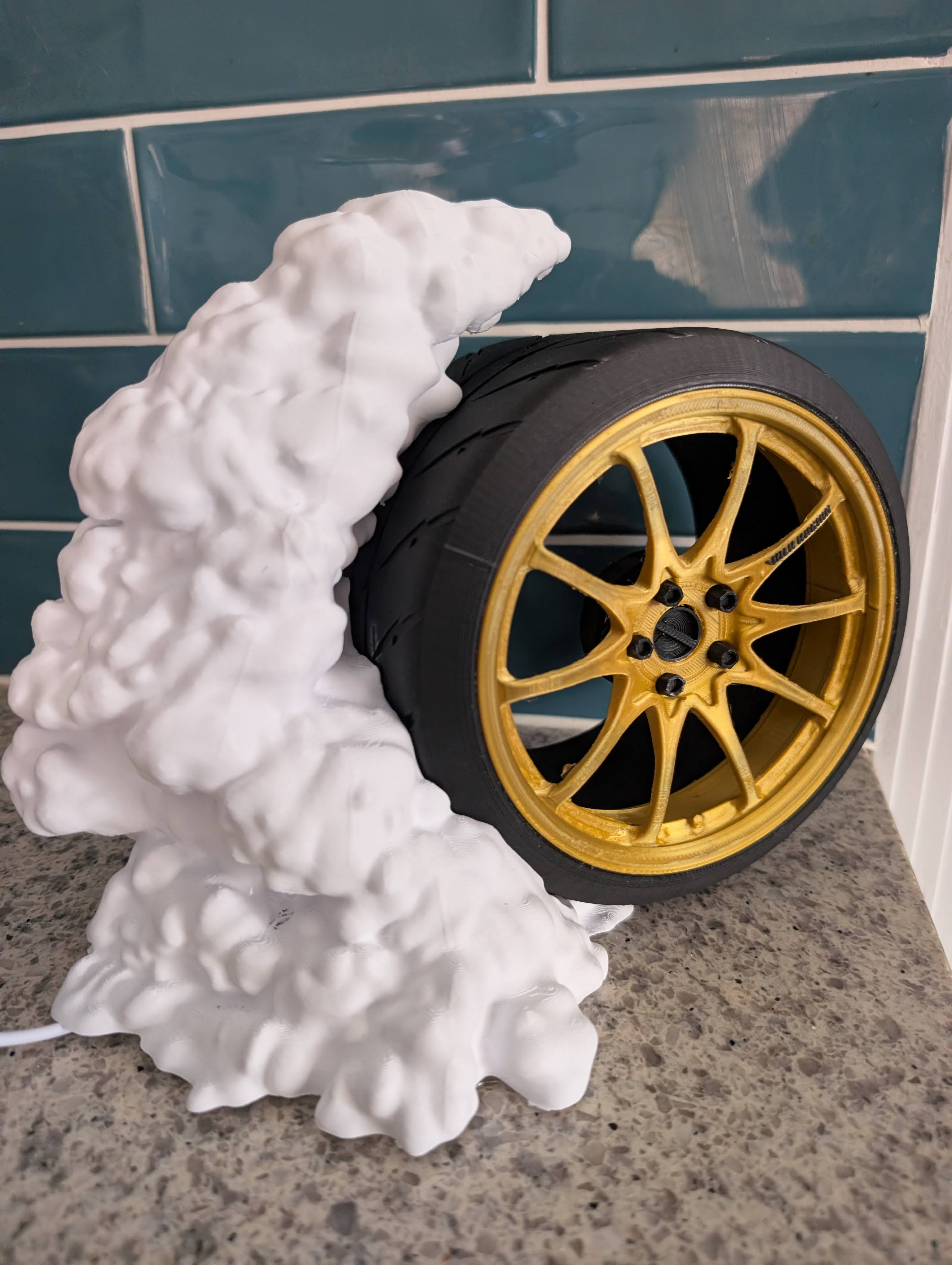 Automotive 3D-Printed LED Lightbox Desk Lamp