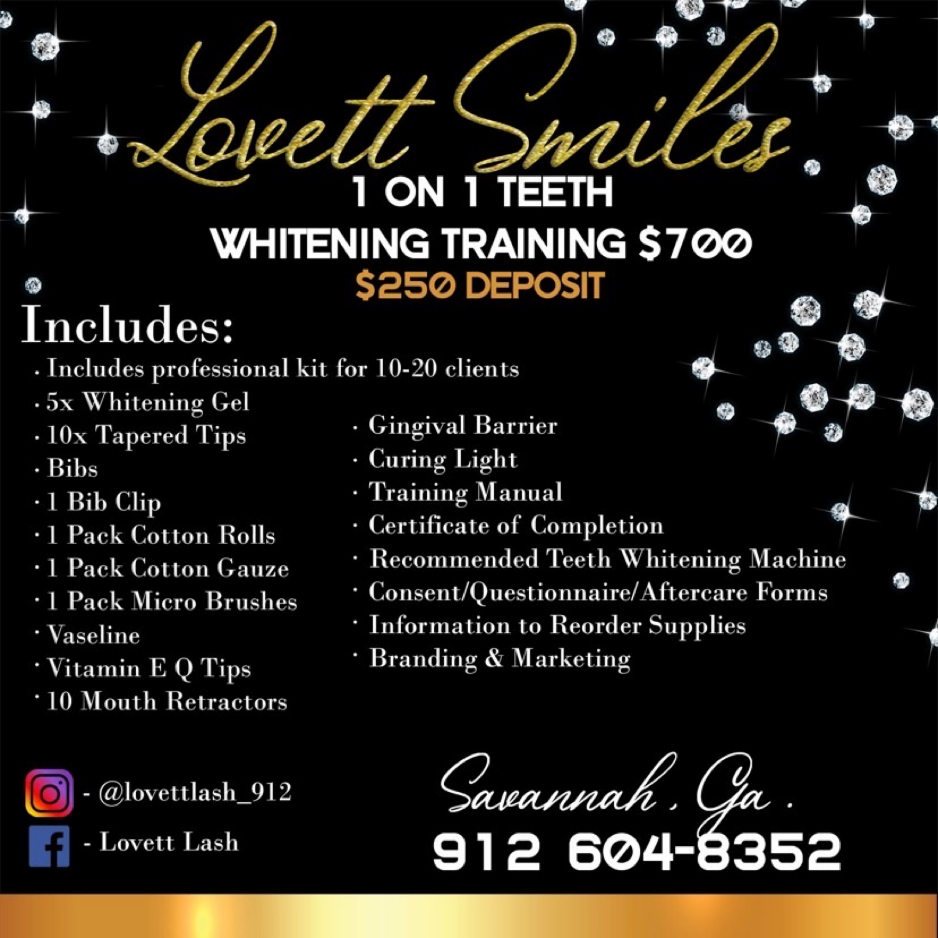Class-Teeth whitening 1 on 1 Training
