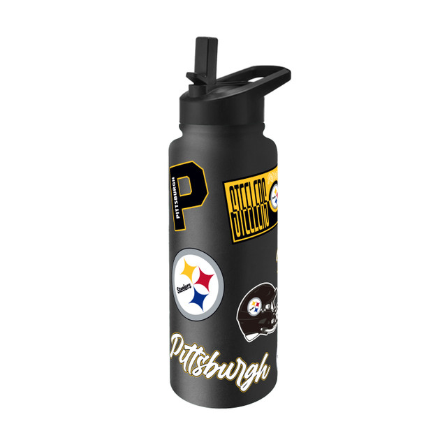 Pittsburgh Steelers Dreamweave Quencher Stainless Steel Bottle 34oz