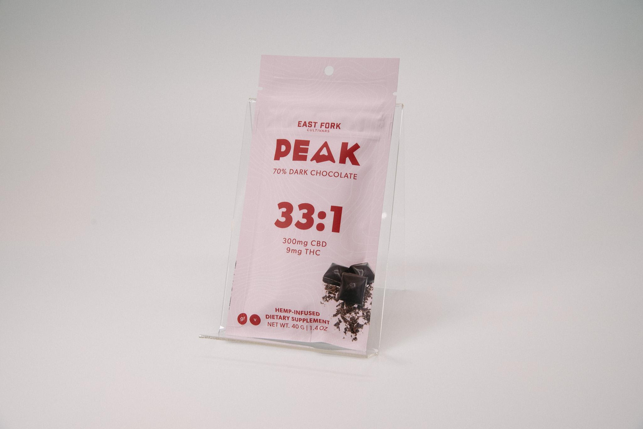 Peak 33:1 Full-Spectrum CBD Chocolate Bar | East Fork Cultivars - Regular