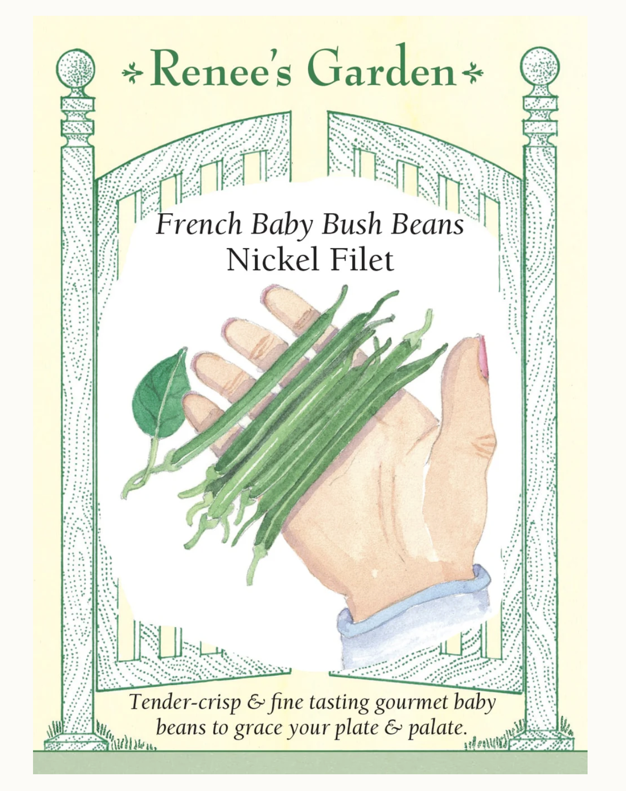 Renee's Garden | French Baby Bush Beans Nickel Filet