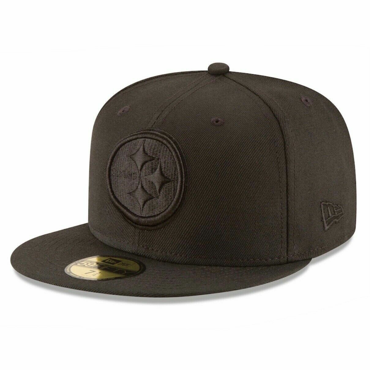 Pittsburgh Steelers New Era 59FIFTY Blackout Hat