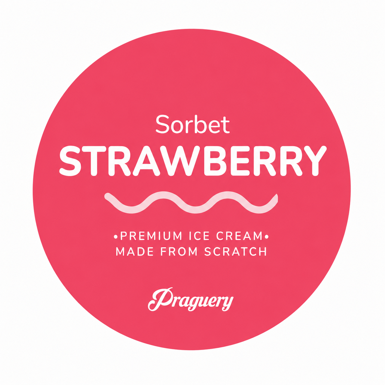 Strawberry Sorbet Pint (8oz)