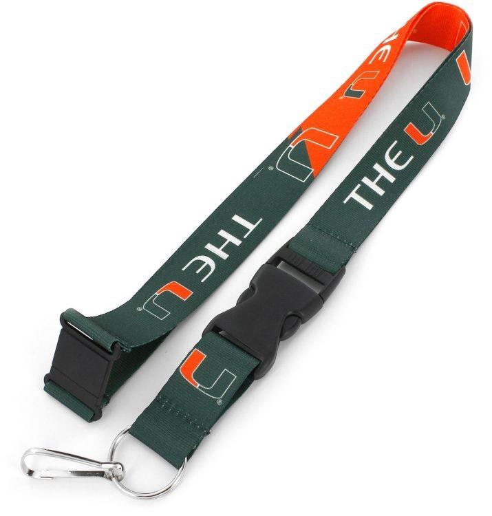 Miami Hurricanes Slogan Style Lanyard