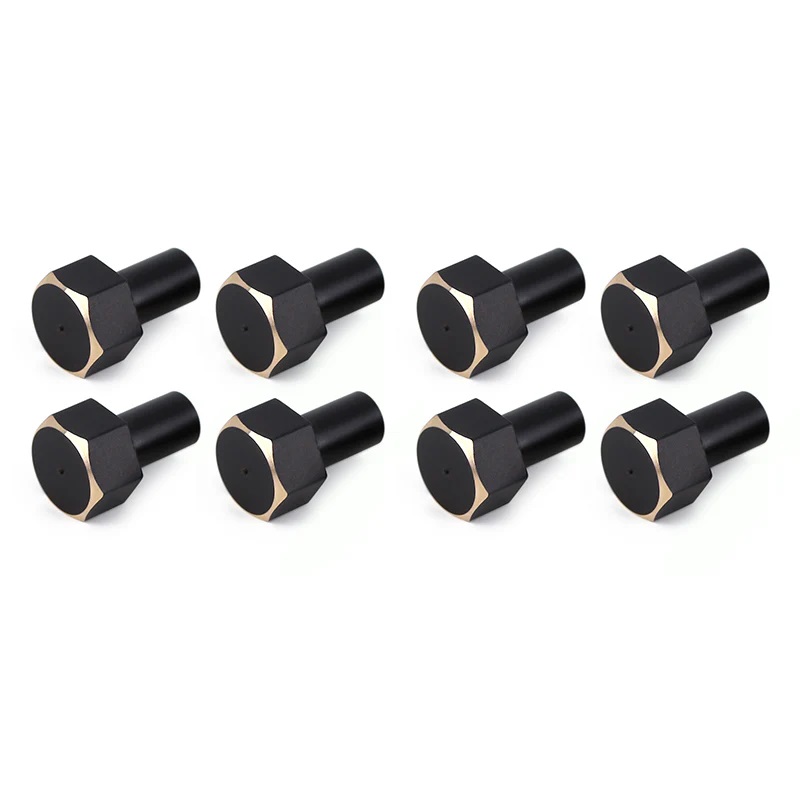 8pcs Brass Nuts 5mm Extenders SCX24 W-1R6(11)