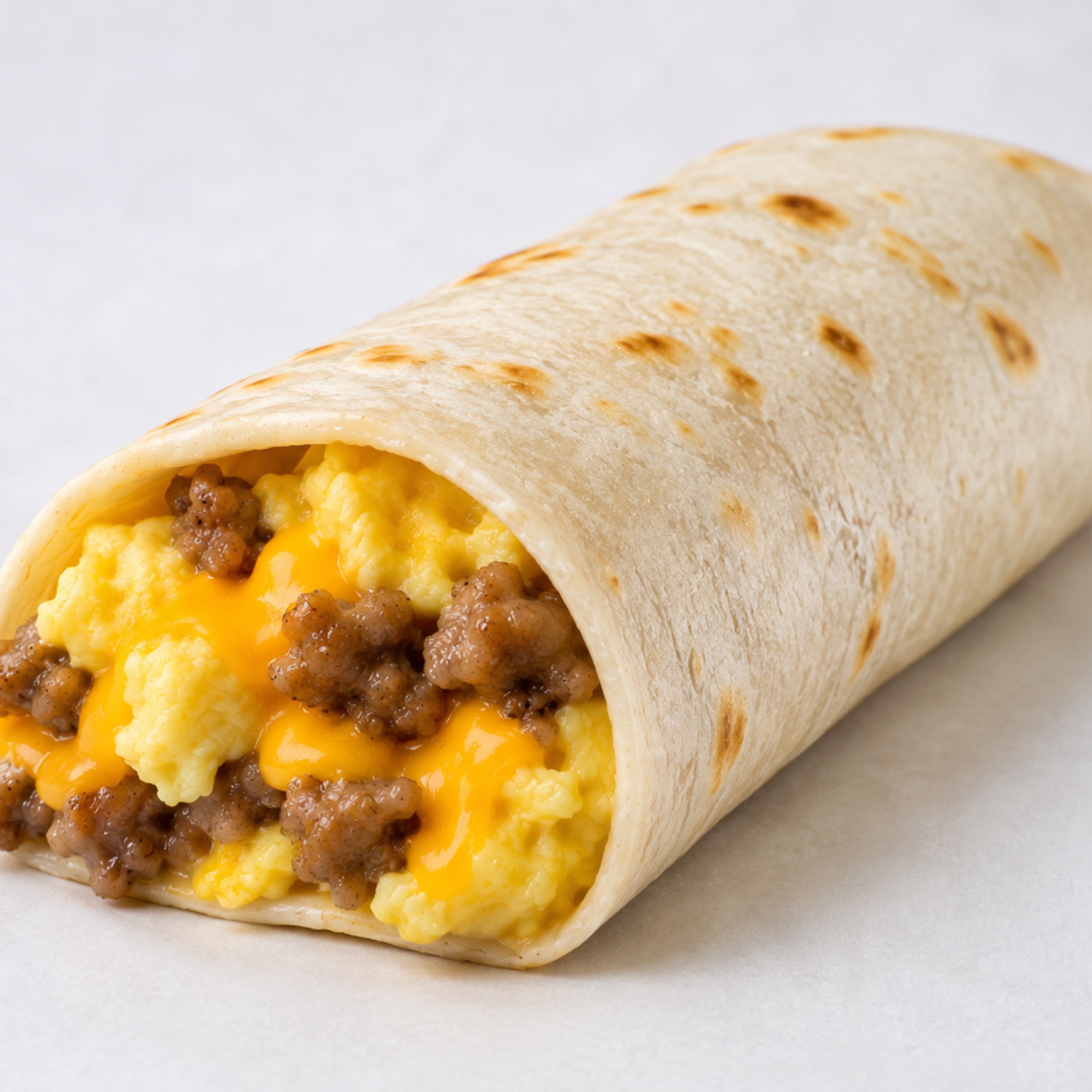 Sausage Egg & Cheese Breakfast Burrito