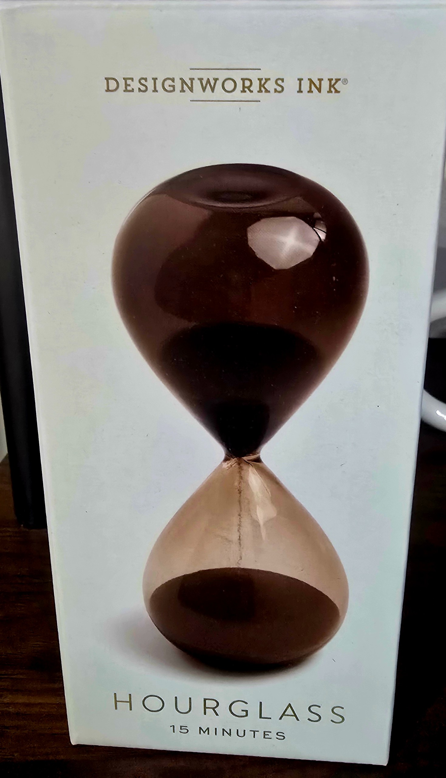Smoky Quartz Hourglass (15 min)