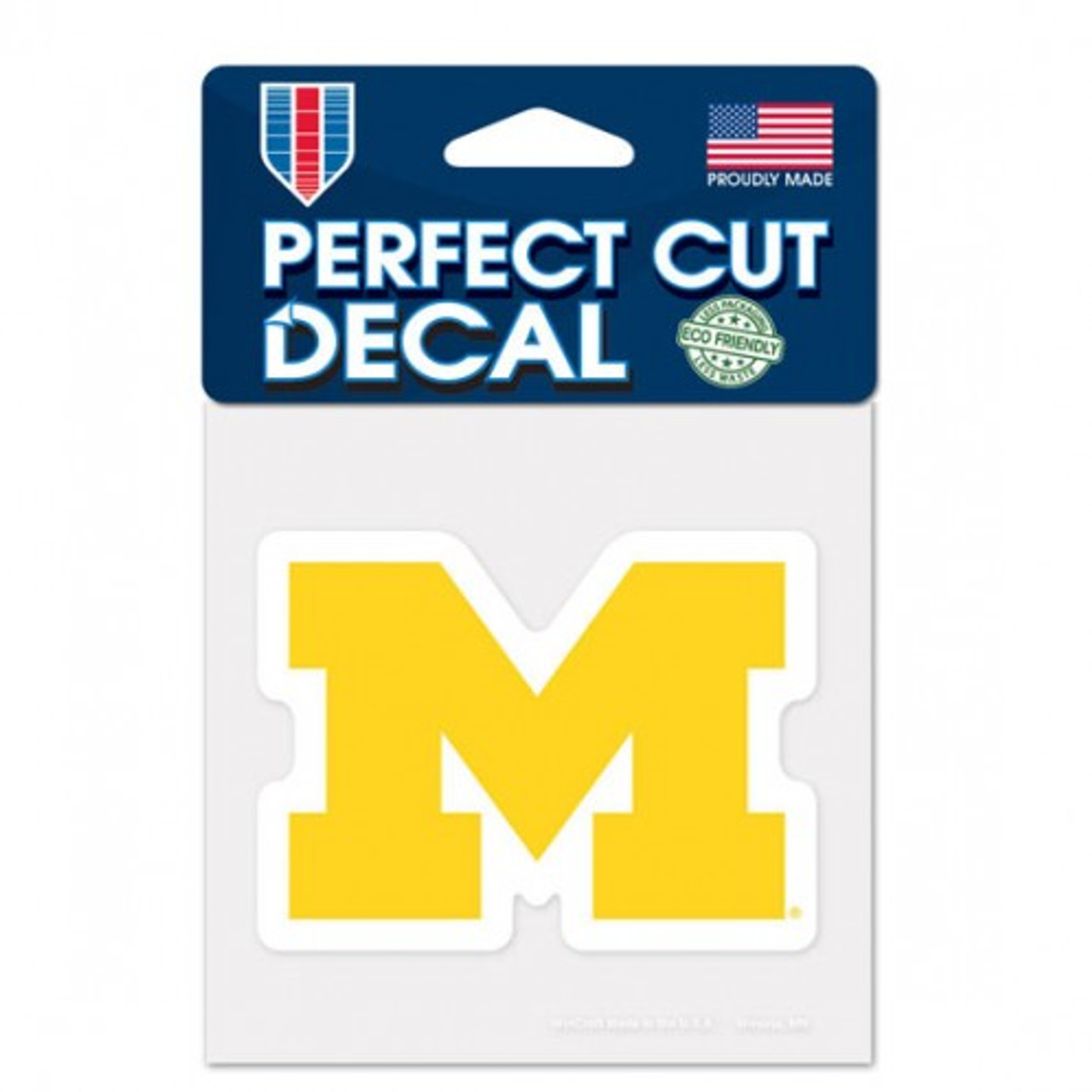 Michigan Wolverines Perfect Cut Color Decal 4x4"