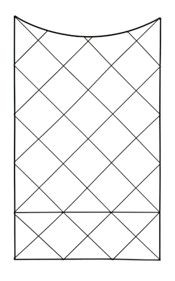 Crescent Wall Trellis