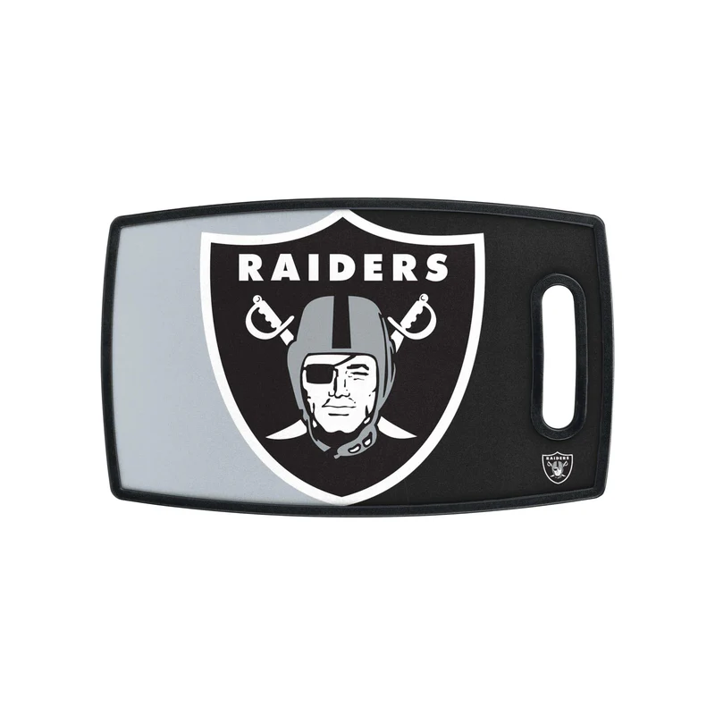 Las Vegas Raiders Large Cutting Board Alternate Design