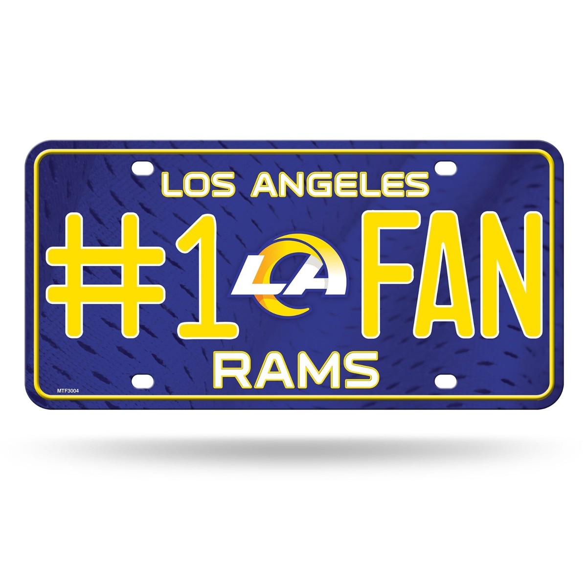 Los Angeles Rams #1 Fan License Plate