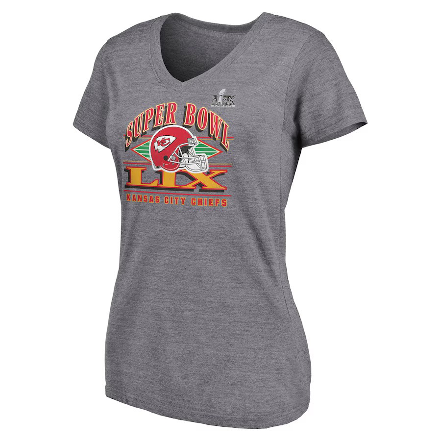 Kansas City Chiefs Ladies Super Bowl LIX Pastime Shirt