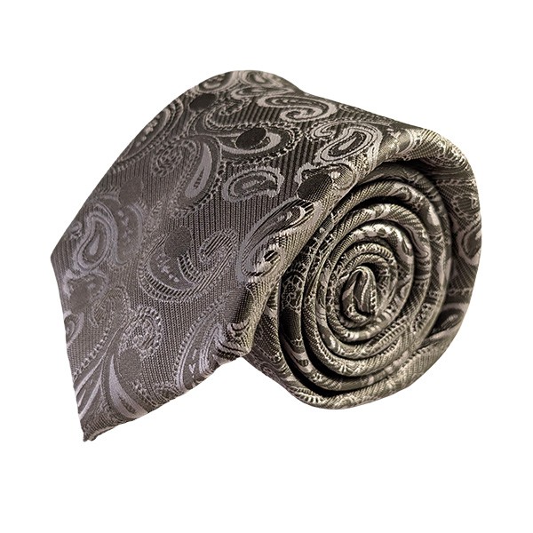 150 X 7 Cm Retro Green Paisley Tie