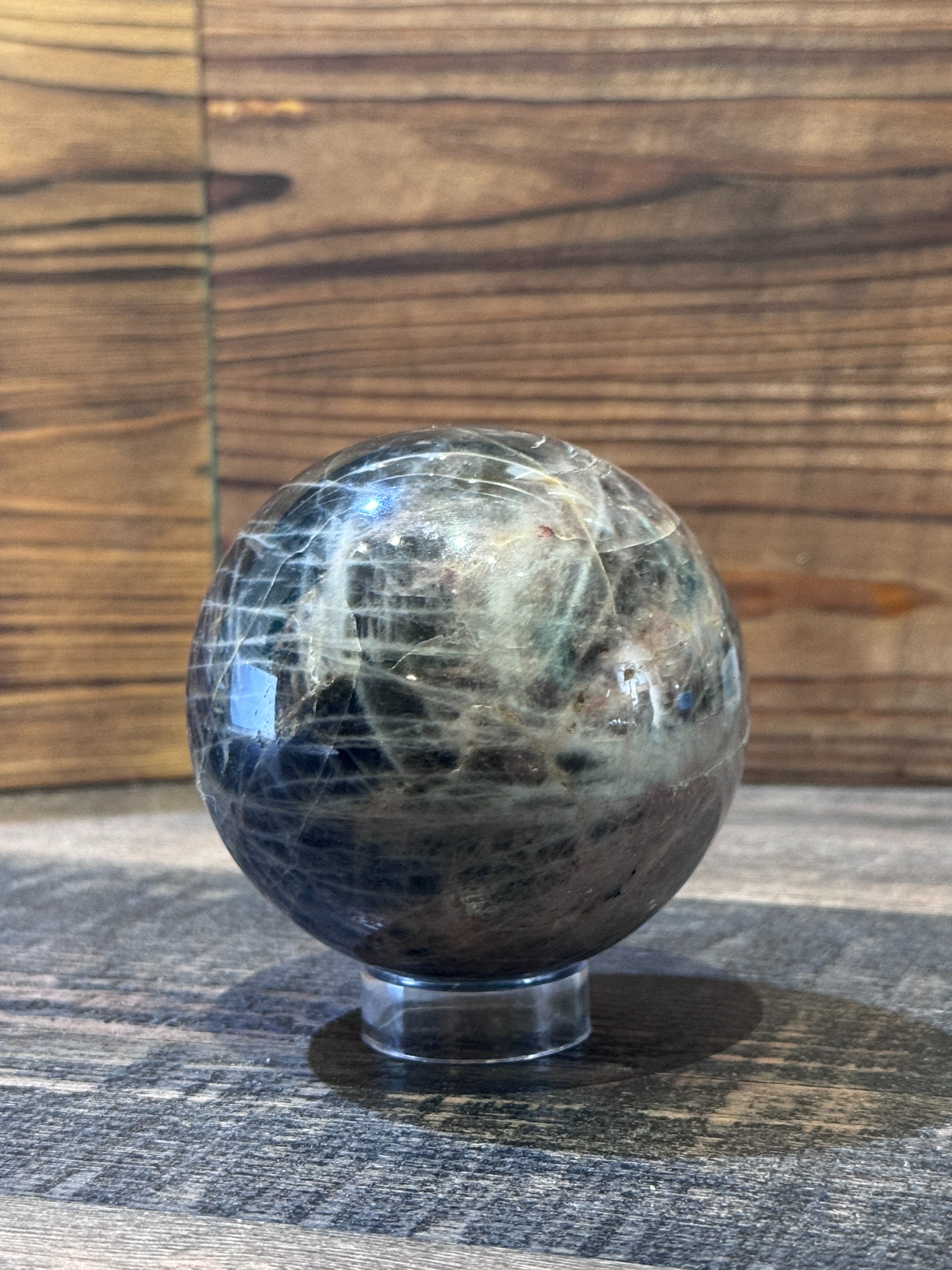 Black Moonstone Sphere