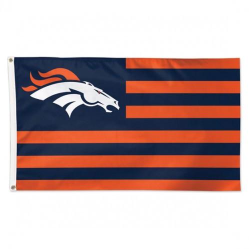 Denver Broncos Deluxe Americana Flag 3x5'