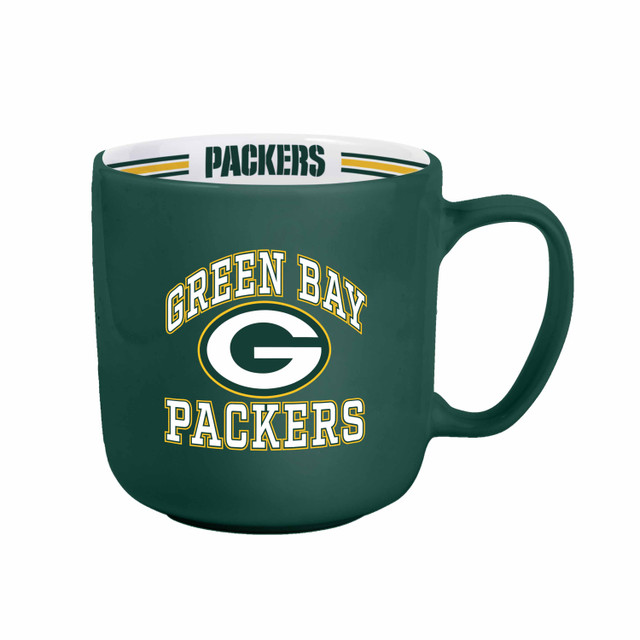 Green Bay Packers Team Stripe Design Coffee Mug 15oz