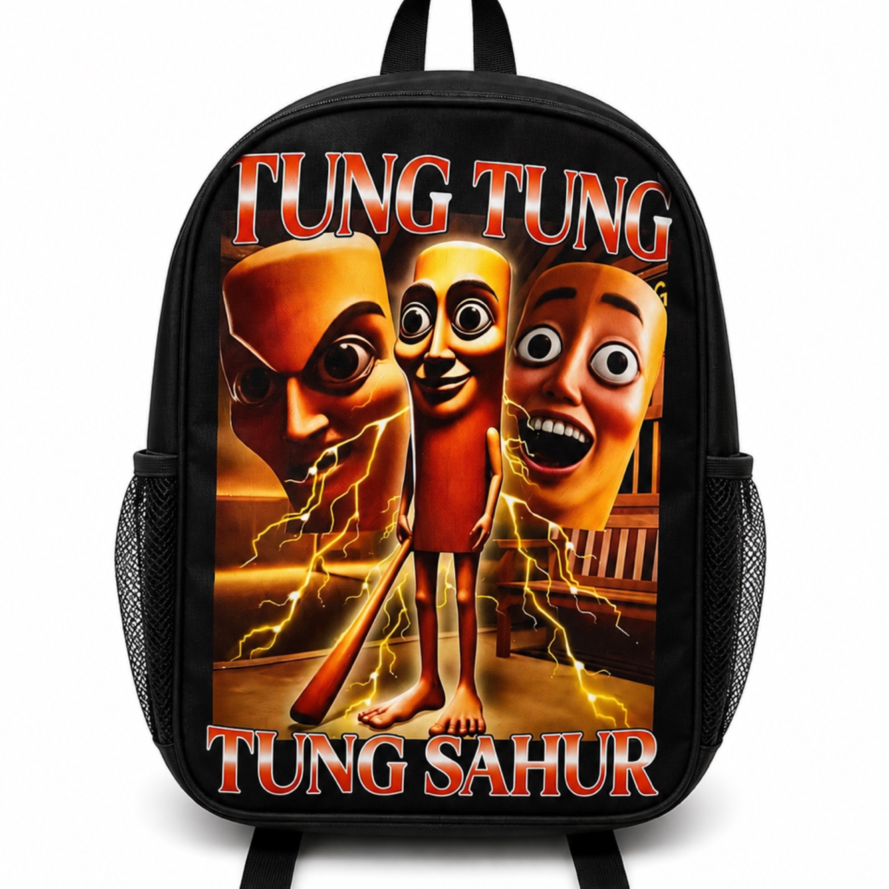 Tung Tung Tung Sahur Meme School Backpack