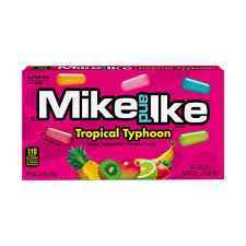 Mike And Ike Tropical Typhoon Theater Box 12 Count 4.25 Ounce