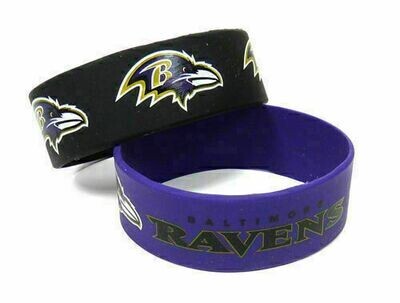 Baltimore Ravens Rubber Bulk Bands