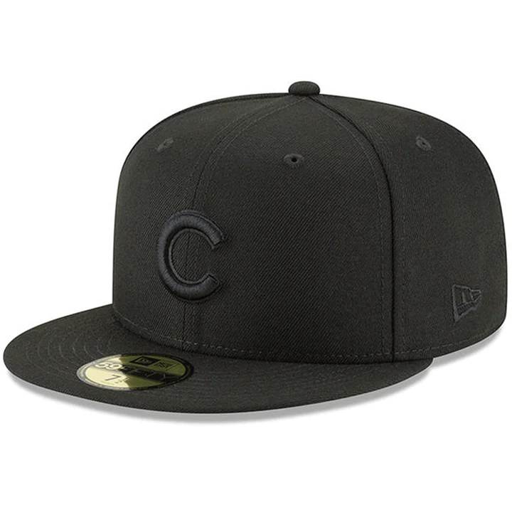 Chicago Cubs New Era 59FIFTY Blackout Hat