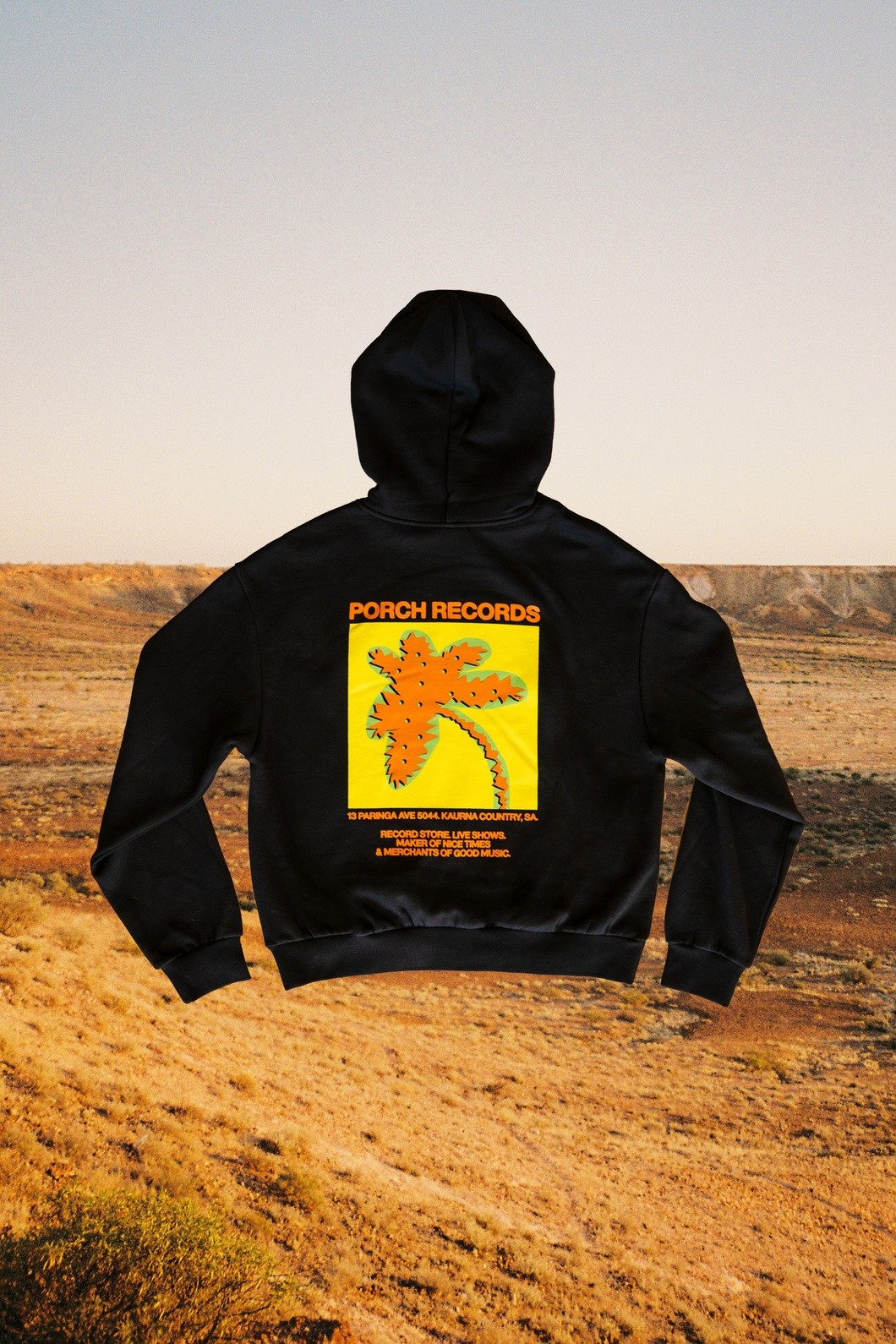 PORCH HOODIE - BLK by Unknown Artist - View 1