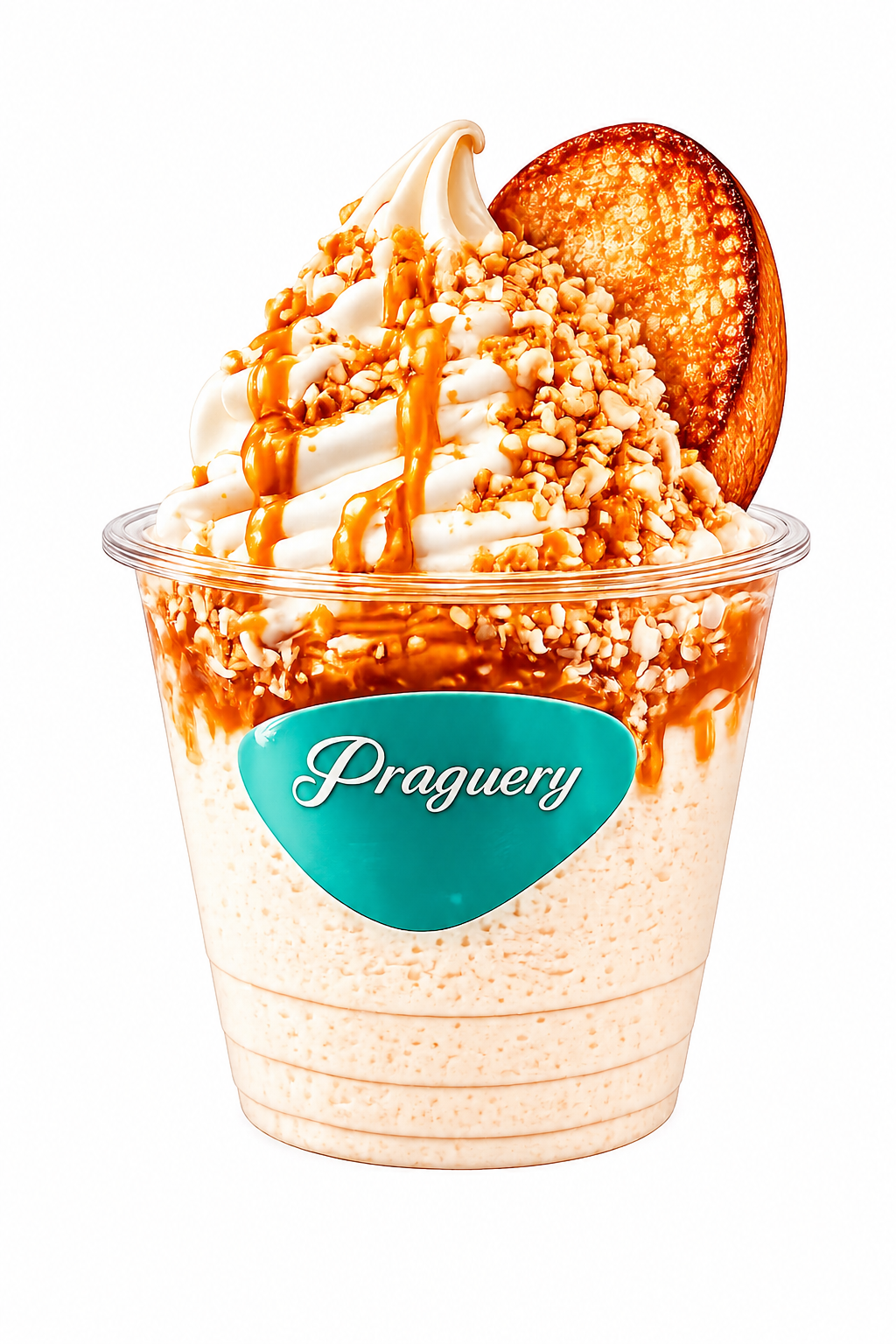 Caramelized Pear & Toasted Coconut Sundae