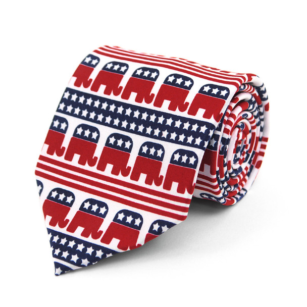 57 X 3.25 Inch Republican Tie