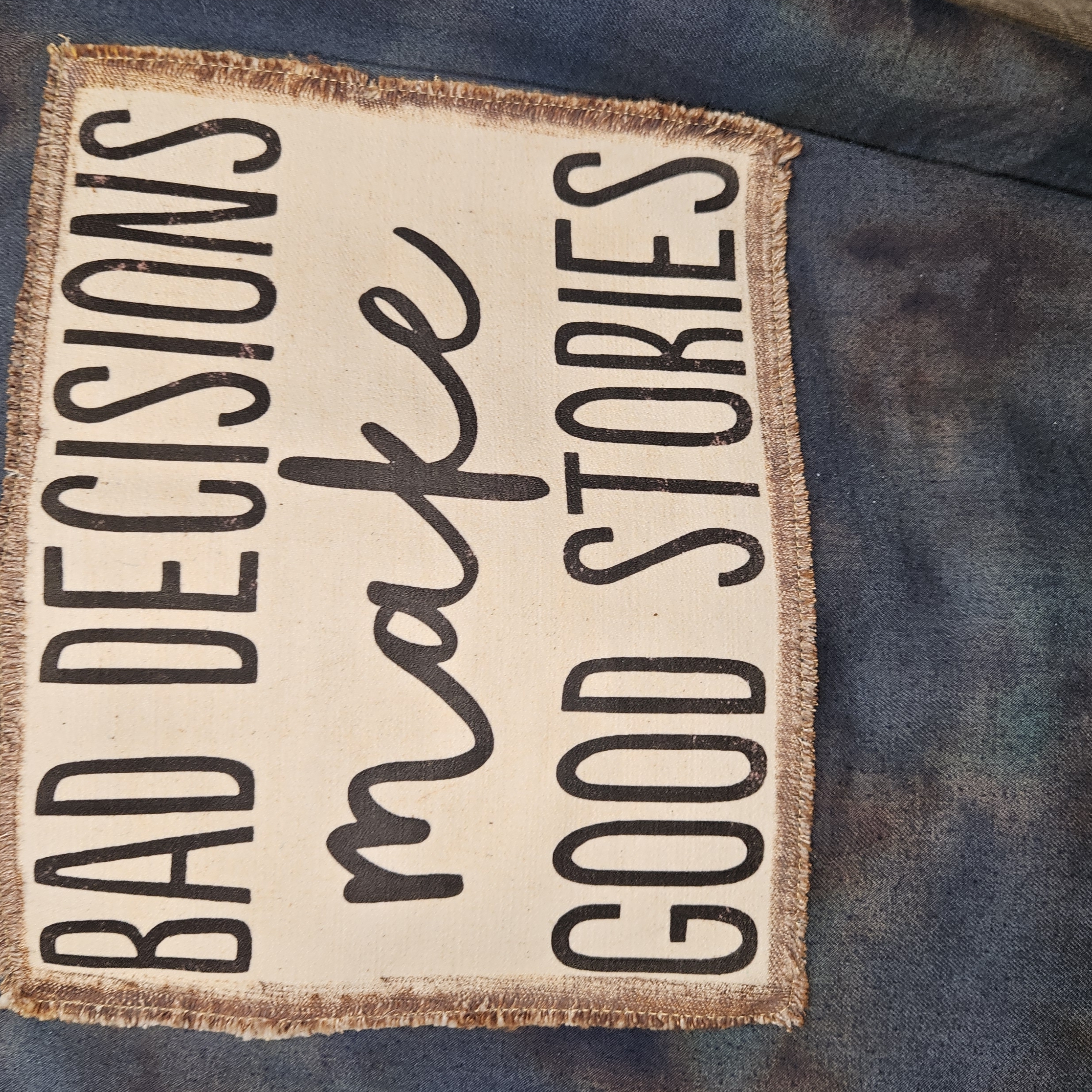 Shirt 15 - Bad decisions patch-L