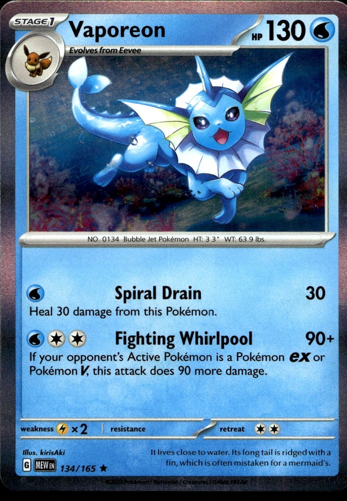 Vaporeon - SV03.5 134/165