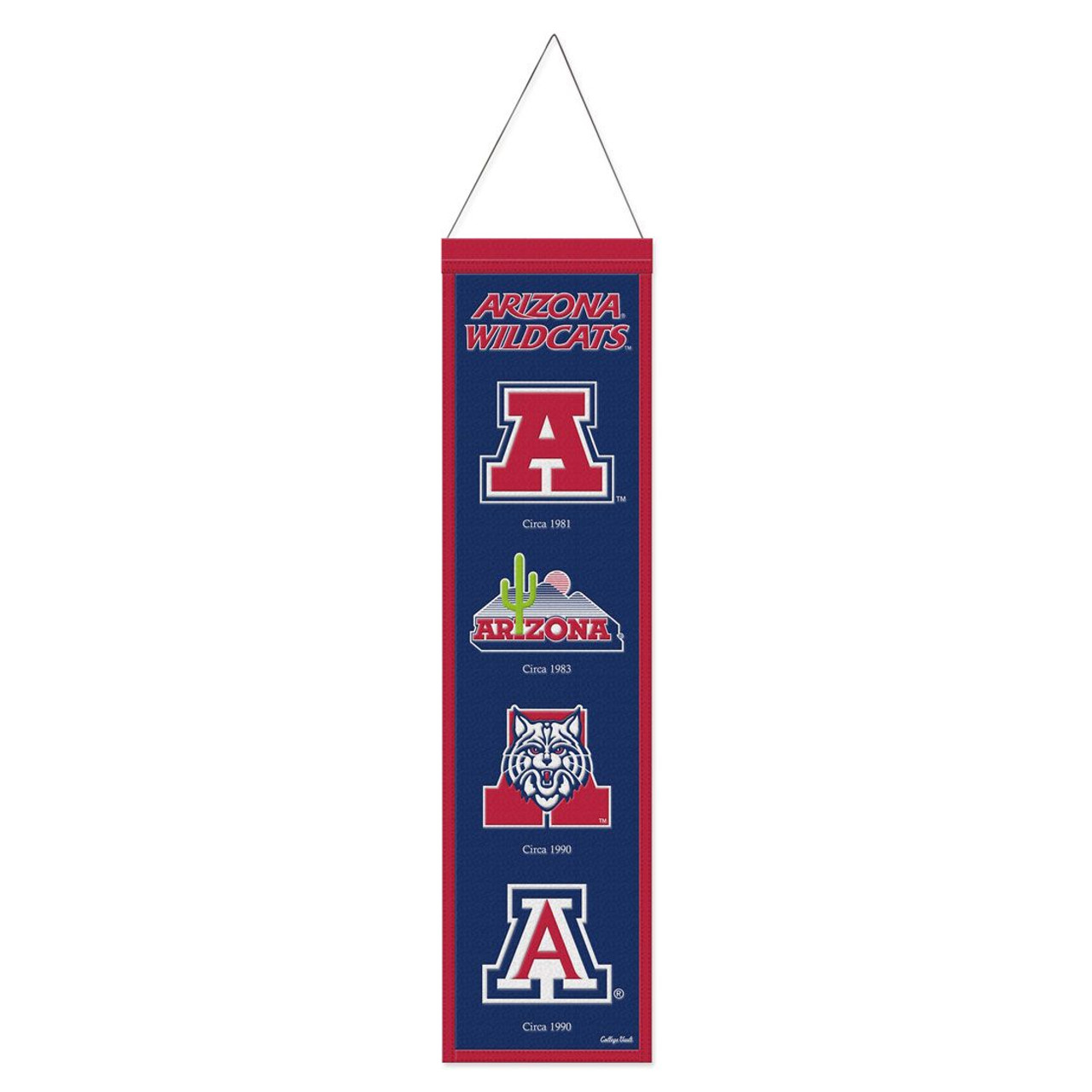 Arizona Wildcats Wool Evolution Banner 8x32"