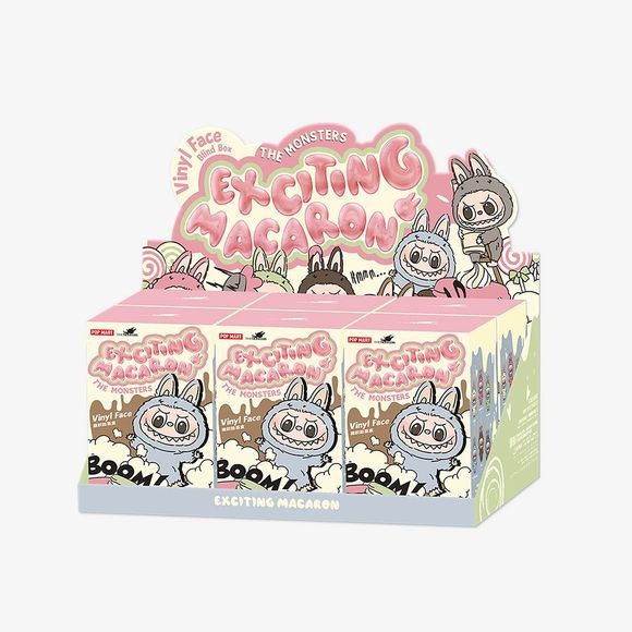 Labubu The Monsters Exciting Macaron Vinyl Face Blind Box Case (6 Boxes)