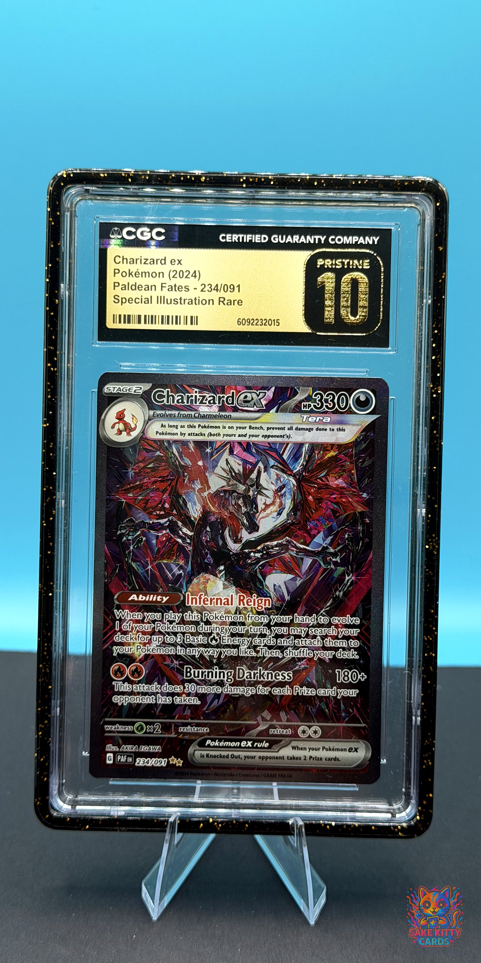 CGC Pristine 10 2024 SV: Paldean Fates Charizard ex (Shiny) #234/091
