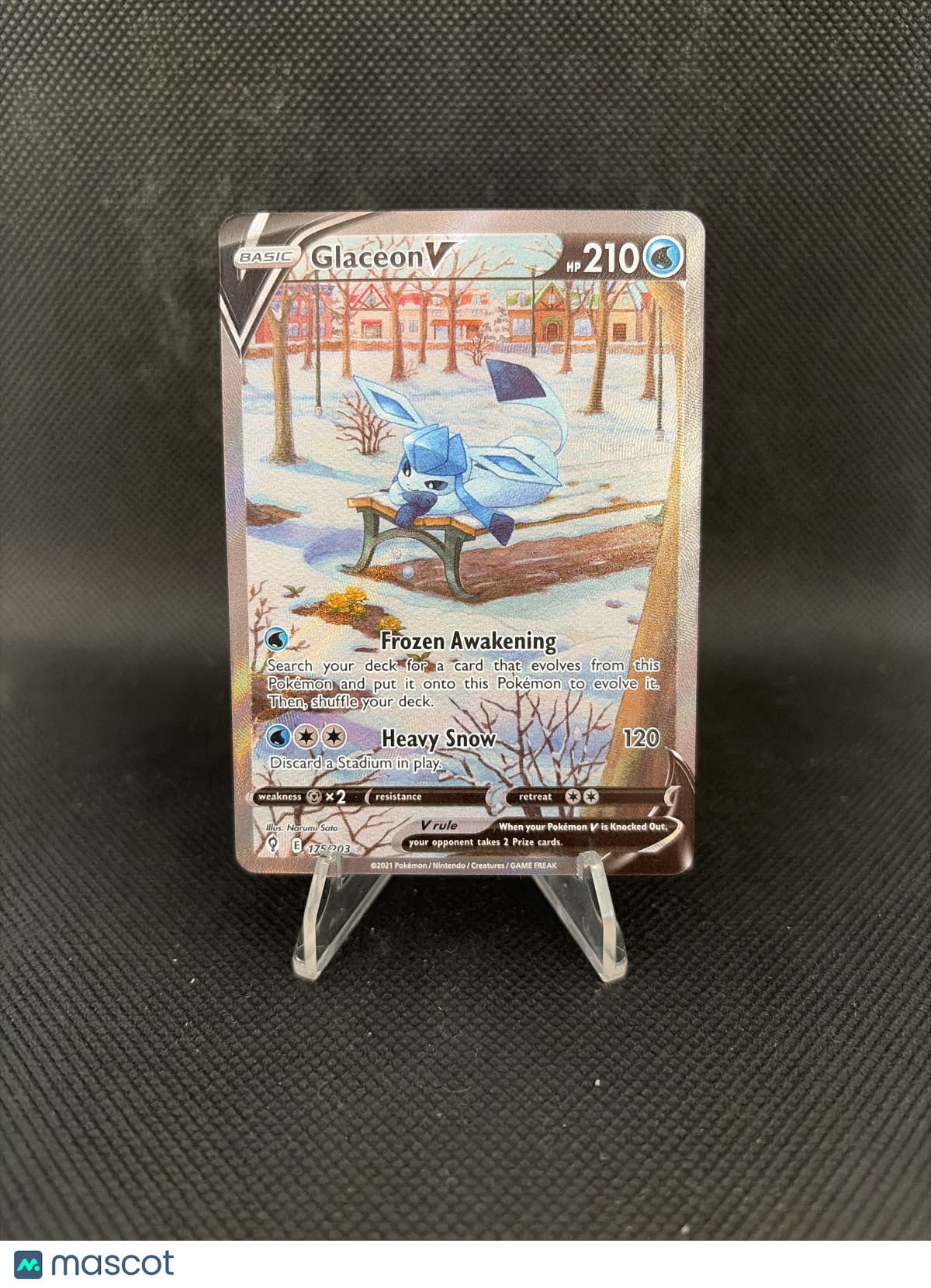 2021 Evolving Skies Glaceon V 175/203