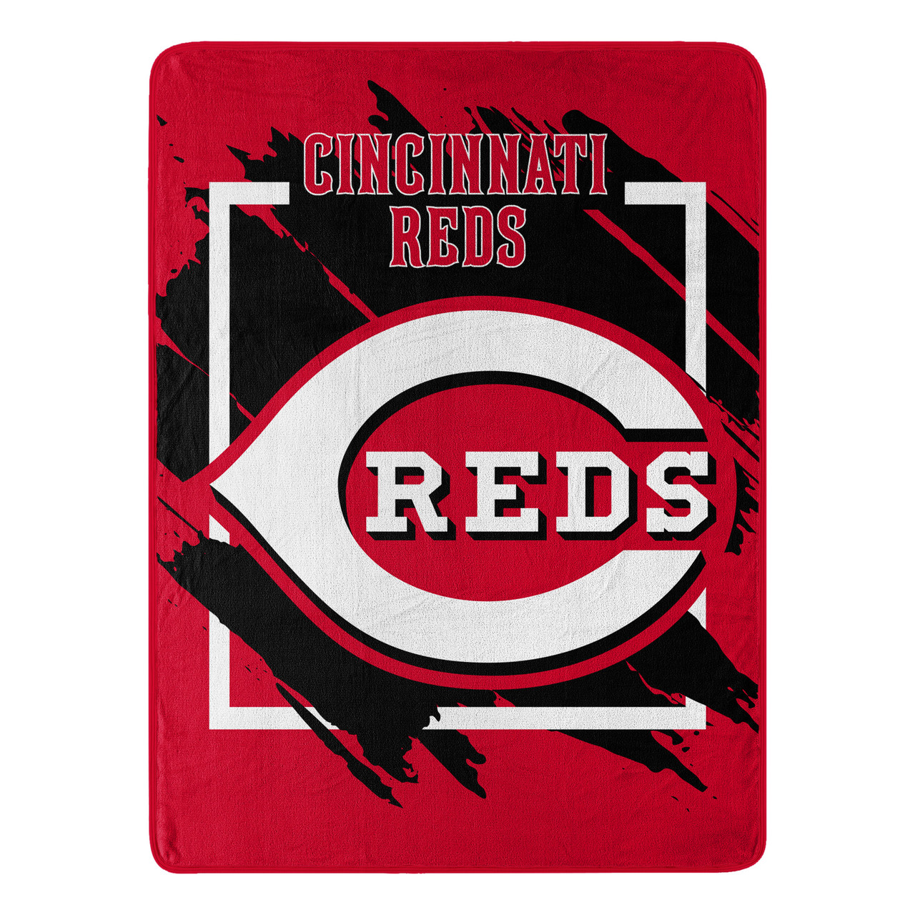 Cincinnati Reds Micro Raschel Dimensional Design Blanket